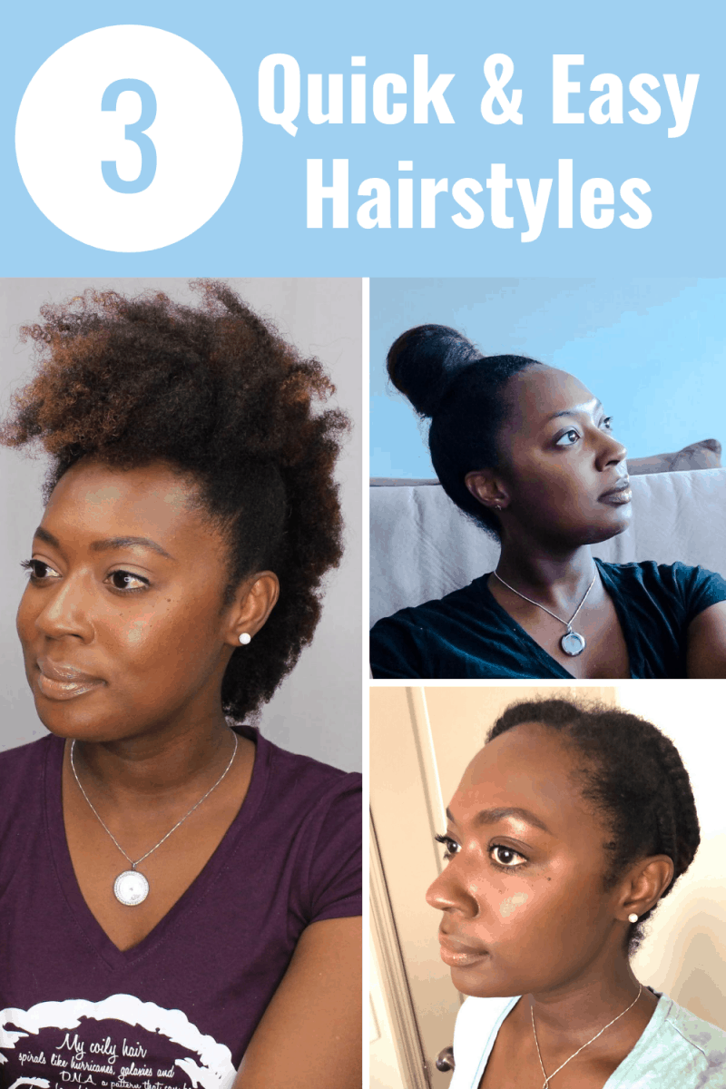 3 Quick & Easy Natural Hairstyles for Spring & Summer - ALove4Me